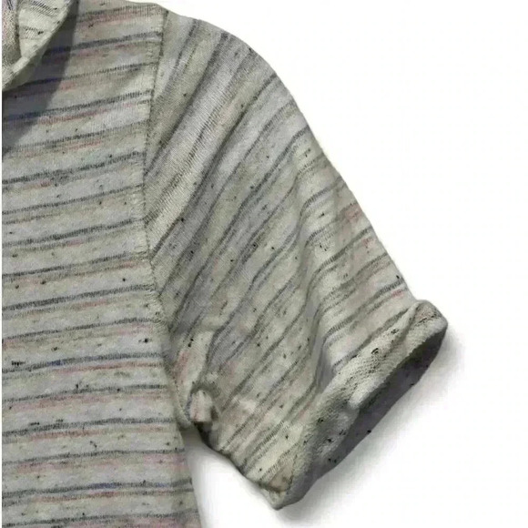 Cat & Jack Girl’s Striped Hooded Shirt Multicolor Size Medium - Picture 2 of 7